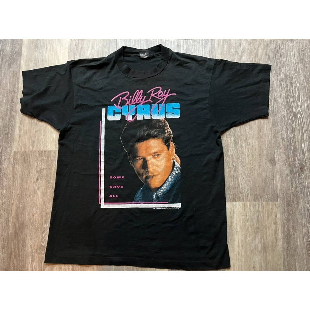 Vintage 1992 Billy Ray Cyrus Achy Breaky Heart Tour Country Music T Shirt XL